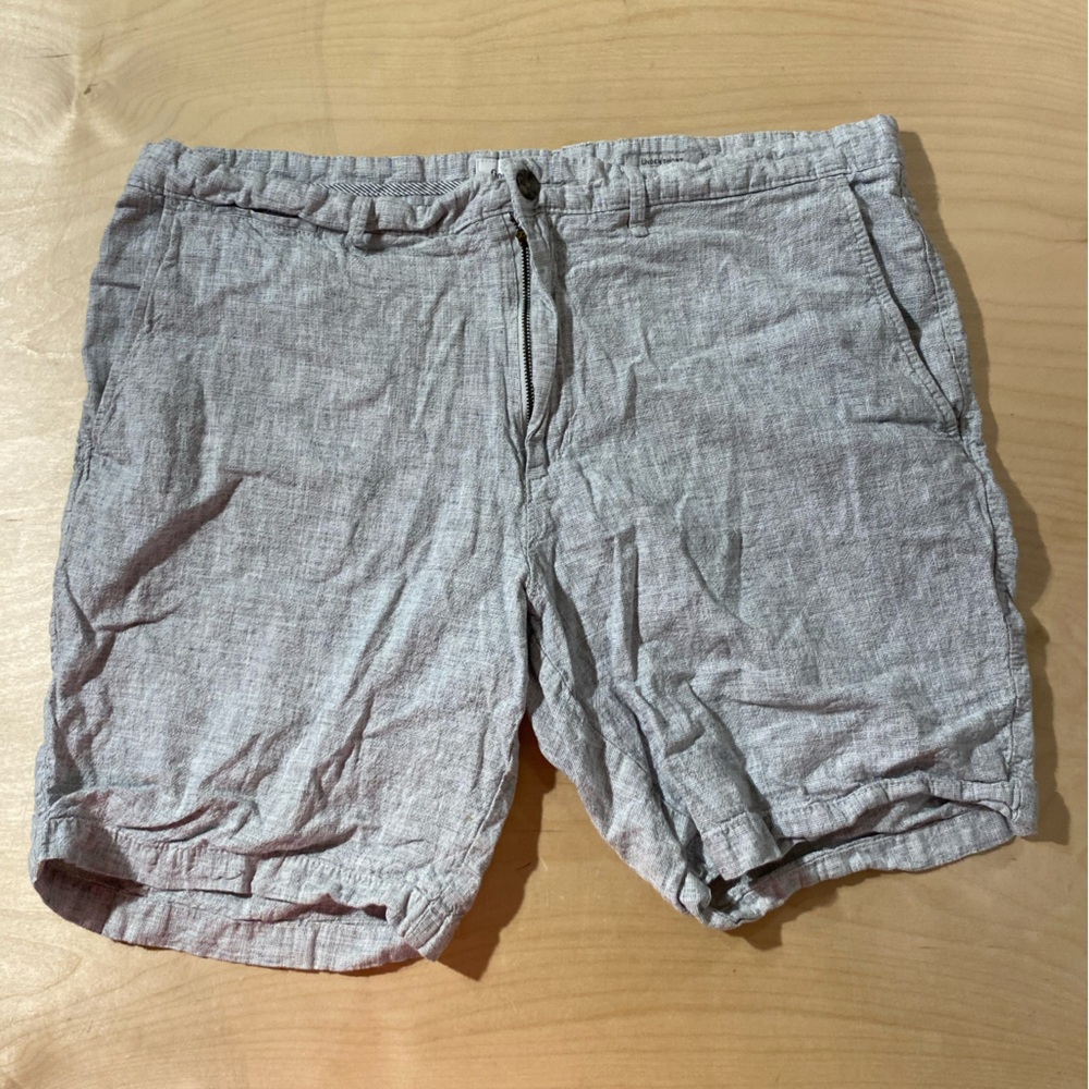 Goodfellow & Co Light Gray Flat Front Shorts 40 (JC)